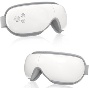 Deze elektrische oogmassager met verwarmingsfunctie en oogmasker kan ontspannen en oogvermoeidheid verlichten. Het is een geschikt cadeau voor zowel mannen als vrouwen en beschikt over Bluetooth-functionaliteit.