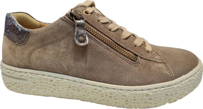 Hartjes - 162.1417/34 - Dames Sneakers - Beige - Breedte H