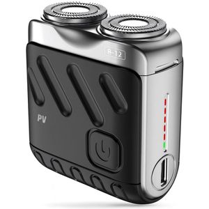 PureVolt Mini Elektrisch Scheerapparaat voor Mannen – USB Oplaadbare Travel Shaver & Baardtrimmer – Compact, Wasbaar & Draagbaar – Ideaal voor Reizen