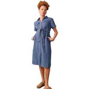 ENVIE DE FRAISE Denim zwangerschapsjurk Sahara-stijl ENVIE DE FRAISE