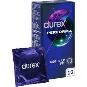 Durex Condooms - Performa - Extended Pleasure - 12 Stuks - Discreet Verzonden - Met Kwantumkorting