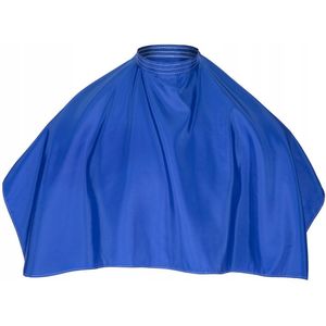 Professionele Blauwe Kapperscape JP132 - Lichtgewicht & Antistatisch