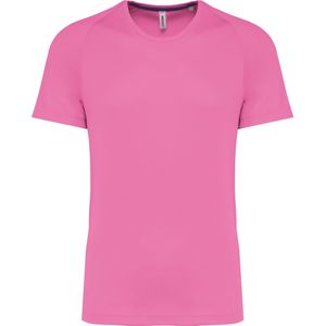 PROACT® Gerecycled herensport-T-shirt met ronde hals PA4012 - Deep Pink - M