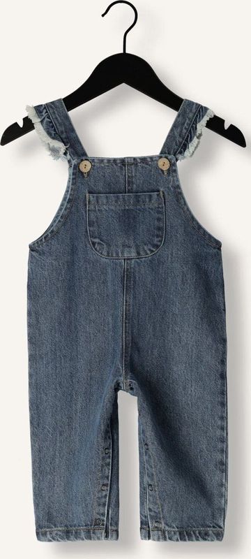 PLAY UP Denim Jumpsuit Broeken Meisjes - Blauw - Maat 86
