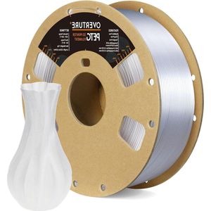 175mm 1kg PETG Filament spoel - Maatnauwkeurigheid +/- 005 mm - Transparant
