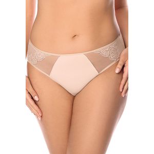 Vivisence dames slip 1044 broek net kanten ondergoed lingerie, beige, xl
