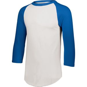 Augusta Sportswear - Honkbal - MLB - Raglan - 3/4 Mouw - Traditioneel - Baseball - T-Shirt - Tee 2.0 - Royal Blue - Medium