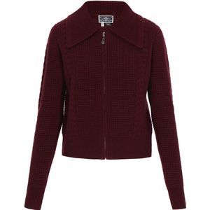 DreiMaster - Maritime - Vest - Kraag - Wafel- en Kabelpatroon