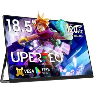 Portable Monitor – Mobiele Monitor – Extern Scherm – Draagbare Monitor – 18,5 Inch – 120Hz Verversingssnelheid – Full HD 1920x1080
