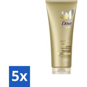 Dove Body Love Zelfbruinende Bodylotion - Summer Revived - Light-Medium - 200 ml - Bulkverpakking - 5 stuks
