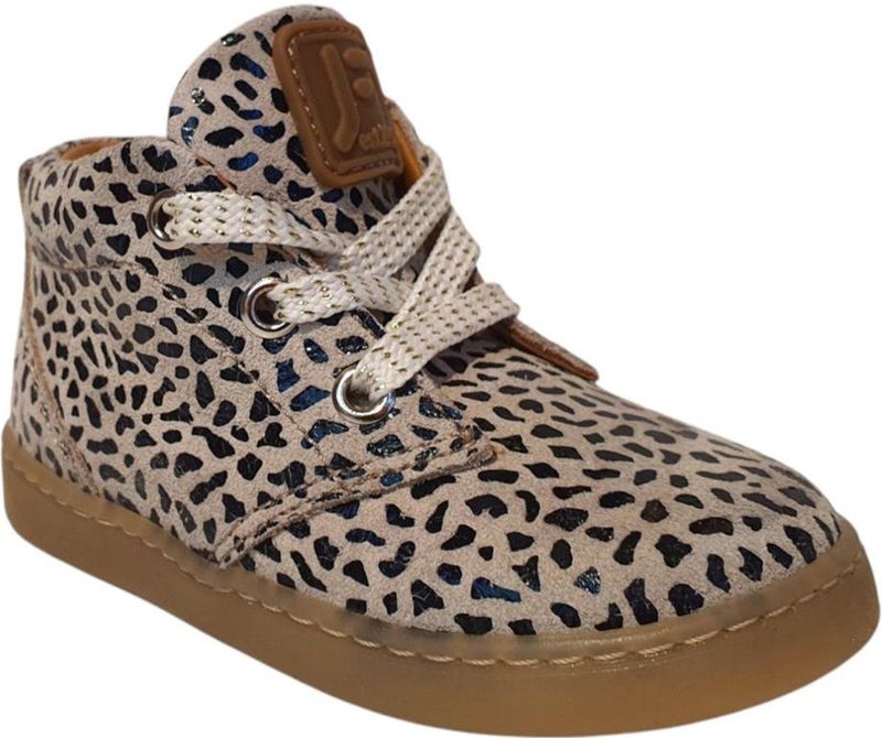 Jochie & Freaks - 24101 Ko - Veterschoenen - Beige Panter