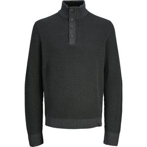 JACK & JONES - JJETHAN - Gebreide Trui - Antraciet