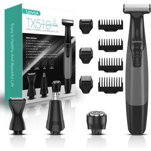 Baardtrimmer met 11 Lengte-instellingen - All-in-1 Scheerapparaat voor Gezicht, Hoofd en Lichaam - Oplaadbaar en Geschikt voor Nat en Droog Scheren