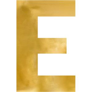 Spiegel Letter E Goud - 40 x 60 cm