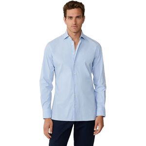 Hackett Hm3010540 Overhemd Met Lange Mouwen Blauw L Man