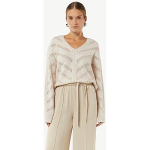 comma - Strickpullover - Lichtgewicht - V-halslijn