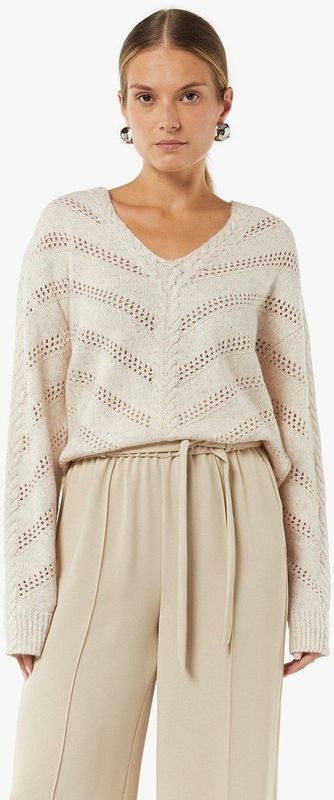 comma - Strickpullover - Lichtgewicht - V-halslijn