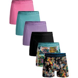 Muchachomalo - Boxershort - 95% Katoen - Normale Lengte - 6 Pack