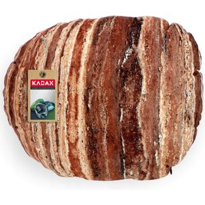 KADAX Kussen van velours, 33 x 41 cm, sierkussen met steenmotief, kussen met ritssluiting, decoratieve kussens met siliconenvezels, bankkussen, sofakussen (model 9)