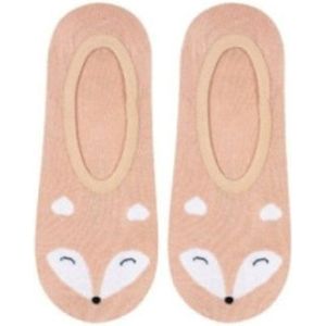 Soxo dieren sneakersokken Vos - kousenvoetjes - kawaii - maat 35-40 - 1 paar