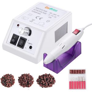 Elektrische nagelboormachine met schuurbanden en stille werking voor manicure en pedicure