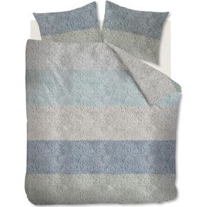 Ariadne at Home Softie Dekbedovertrek - Eenpersoons - 140x200/220 cm - Blauwgroen