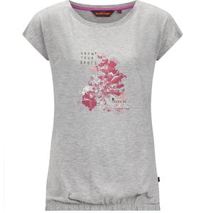 Nena Dames T-Shirt - Grijs Melange