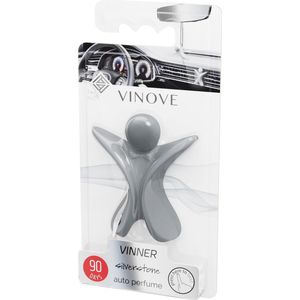 Vinove – Autoparfum – Car Airfreshner - Vinner Silverstone Heren Polymeer Grijs