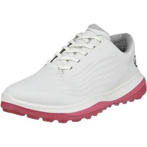 ECCO Lt1 Hybride waterdichte golfschoen voor dames, Witte Bubblegum, 38 EU
