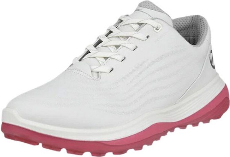 ECCO Lt1 Hybride waterdichte golfschoen voor dames, Witte Bubblegum, 38 EU