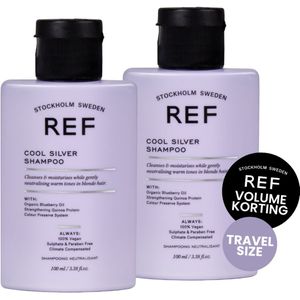 REF COOL SILVER SHAMPOO 2X 100ML TRAVELSIZE VOORDEEL