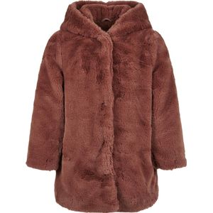 Extra zacht - Kinder - Meiden - Dames -  Girls Hooded Teddy Coat roze