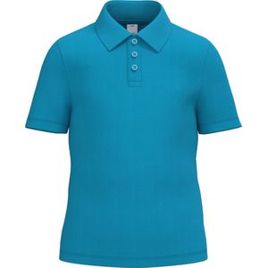 iDeal Basic Brand Kinder piquépolo IB297 - Ideal Atoll Blue - 4/6 ans