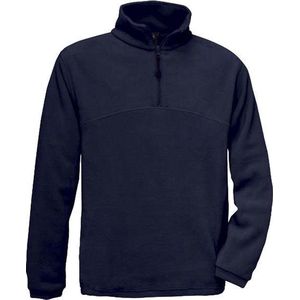 B&C HIGHLANDER Zip Sweater Fleece Marineblauw S