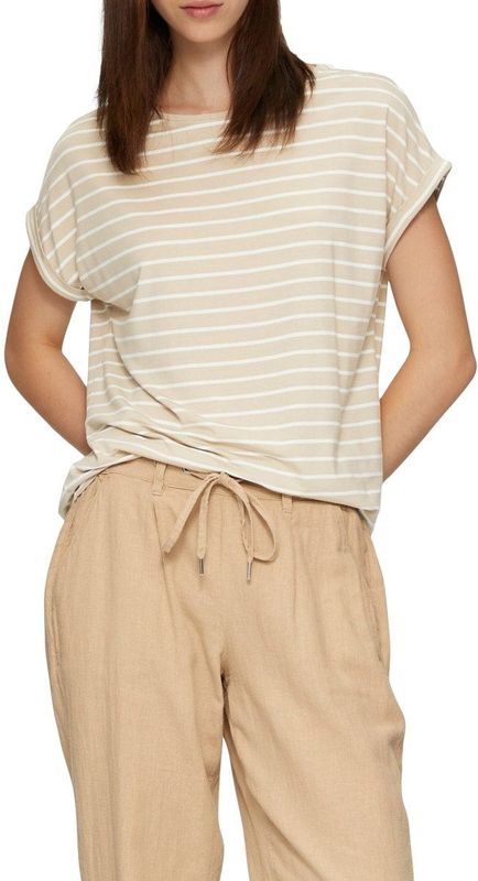 Q S designed by - T-shirt - Vrouwen - 81G0 BROWN