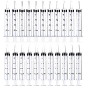 20 ml spuit zonder naald - 20 stuks voor laboratorium, tuin en industrie