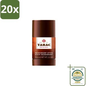20 x Tabac Original - Deodorant Stick - Langdurige frisheid - 75 ml - Grootverpakking - Tabac Original - Deodorant Stick - Mannelijke Geur - Langdurige Frisheid - Zweetbescherming