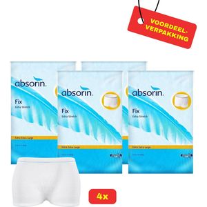 2x Absorin Fix Extra Stretch Maat XXL - 2x 5 stuks - Voordeelverpakking!