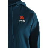 Kenzo - Classic Crest Hoodie - Blauw - Dames - Katoen