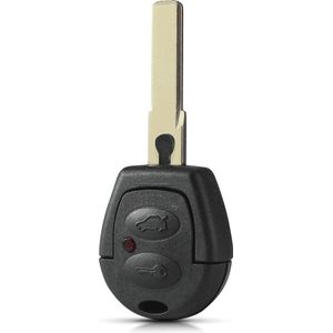 XEOD Autosleutelbehuizing - sleutelbehuizing auto - sleutel - Autosleutel / Geschikt voor: Volkswagen, Seat & Skoda