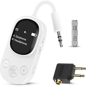 MKSS® Bluetooth Transmitter - Bluetooth Receiver - Adapter - Wit
