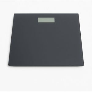 Digitale Personenweegschaal - Zwart - 30x30 cm - LCD Display - Tot 180 kg