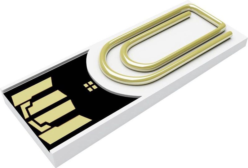 Xlyne clip/me USB-stick Bulk 8 GB Wit CM08IW002 USB 2.0