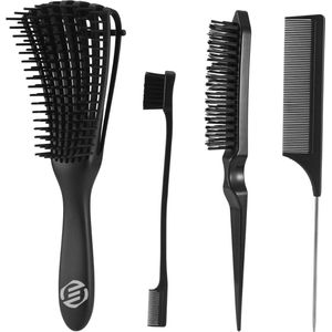 Equivera Curl Defining Brush - Krulborstel - Krul Borstel - Krul Kam - Borstel Voor Krullend Haar