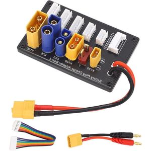 Titel: Parallelle Laadkaart voor XT90, XT30, EC3, EC5, XT60 6S Acculader Adapterkaart Uitbreidingskaart