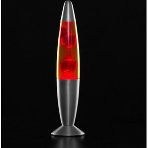 Lavalamp -Tafellamp - Rood - LED - Glas - Sfeervolle Lavalamp - Kleurrijke Verlichting voor Thuis