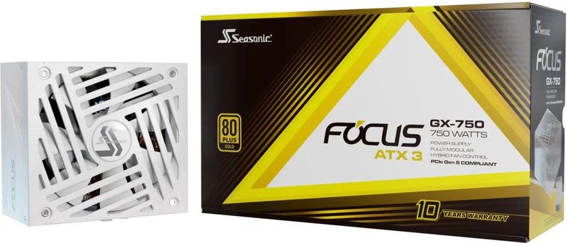 Seasonic - Focus GX-1000W V4 - Voeding - 1000W - 80 Plus Gold - Modulaire
