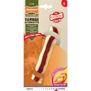 Nylabone Extreme kauwbot - Veilig Alternatief voor Rawhide - Kipsmaak - Small of Extra Large - Small