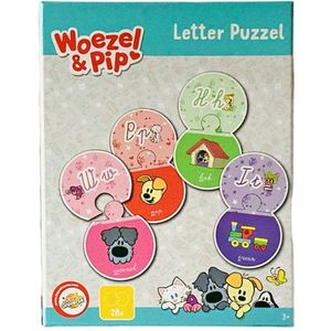 Woezel & Pip Letter Puzzel Kaartspel 3+ Zoek de letters bij het woord en maak de puzzel af. Puzzel je mee?