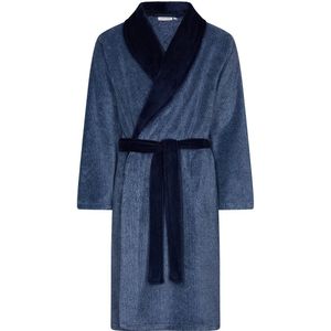 Pastunette - Badjas - Indigo Lounge - Fleece - Blauw - Maat XXL